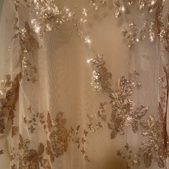 Windsor sequin gold open duster size small - Picture 4 of 5